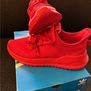 Adidas Kids Bright Red Sneakers